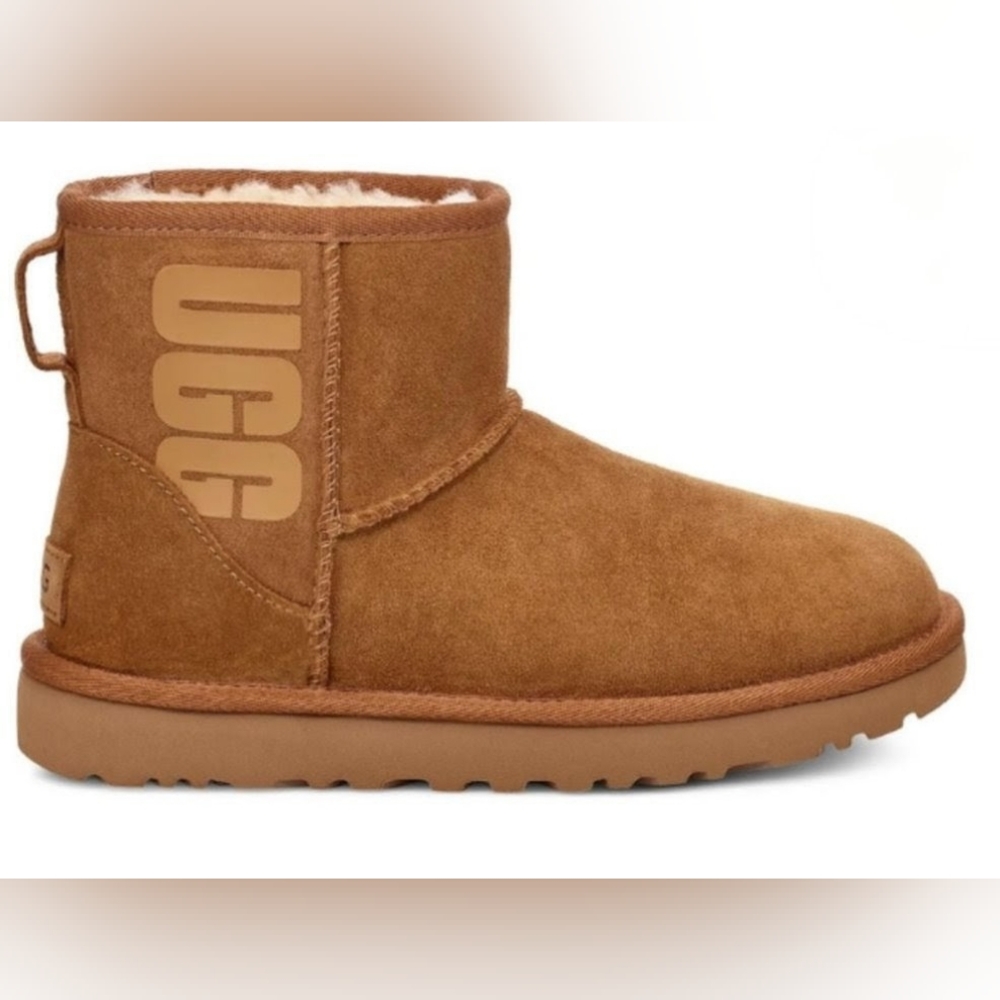 UGG Classic Mini Rubber Logo Boots